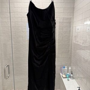 Alice + Olivia Black Dress with Spaghetti Straps